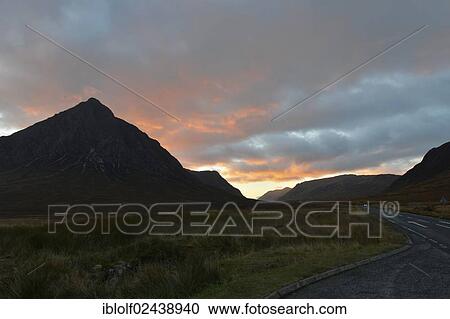"Buachaille Etive Mor, sunset in autumn in the Valley of Glen Etive, Scottish Highlands, Scotland, United Kingdom, Europe" View Large Photo Image Stock Image - "Buachaille Etive Mor, sunset in autumn in the Valley of Glen Etive, Scottish Highlands, Scotland, United Kingdom, Europe". Fotosearch