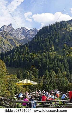 "Buchenrain Alpe alp in Rappenalptal valley, Maedelegabel and Hochfrottspitze mountains at the back, Oberstdorf, Allgaeu, Swabia, Bavaria, Germany, Europe" View Large Photo Image Picture - "Buchenrain Alpe alp in Rappenalptal valley, Maedelegabel and Hochfrottspitze mountains at the back, Oberstdorf, Allgaeu, Swabia, Bavaria, Germany, Europe". Fotosearch
