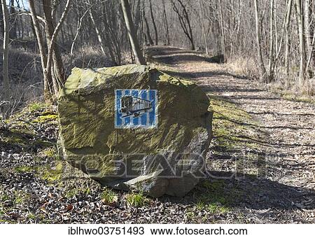 "Buchenwald Concentration Camp, Buchenwald railroad, railway line, Memorial Walk on the former railway track, boulder with the image of a waggon as signpost, Ettersberg, Weimar, Thuringia, Germany, Europe" View Large Photo Image Stock Image - "Buchenwald Concentration Camp, Buchenwald railroad, railway line, Memorial Walk on the former railway track, boulder with the image of a waggon as signpost, Ettersberg, Weimar, Thuringia, Germany, Europe". Fotosearch