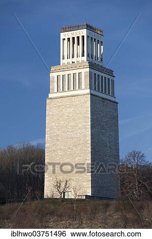 "Buchenwald Memorial, bell tower, Ettersberg, Weimar, Thuringia, Germany, Europe" View Large Photo Image Stock Photograph - "Buchenwald Memorial, bell tower, Ettersberg, Weimar, Thuringia, Germany, Europe". Fotosearch