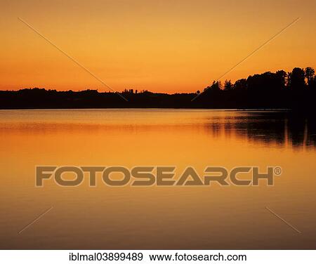 Stock Photo - "Bucher Stausee reservoir, Ostalb, Swabian Alb, Baden-Wurttemberg, Germany, Europe". Fotosearch
