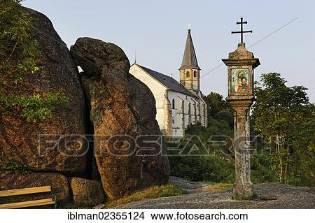"Bucklwehluck'n Stone, shrine and pilgrimage church in Sankt Thomas am Blasenstein, Muehlviertel region, Upper Austria, Austria, Europe, PublicGround, Europe" View Large Photo Image Picture - "Bucklwehluck'n Stone, shrine and pilgrimage church in Sankt Thomas am Blasenstein, Muehlviertel region, Upper Austria, Austria, Europe, PublicGround, Europe". Fotosearch