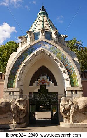 Budapest Zoo and Botanical Garden, art nouveau entrance, Budapest, Hungary, Europe View Large Photo Image Stock Image - Budapest Zoo and Botanical Garden, art nouveau entrance, Budapest, Hungary, Europe. Fotosearch