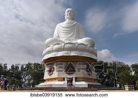 Buddha Of Long Sae N Long Sae N Pagoda Nha Trang Khanh Hoa Province Vietnam Asia Stock Photography Iblsbe Fotosearch