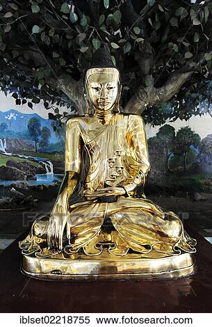 "Buddha statue at a temple, Yangon, Burma also known as Myanmar, Southeast Asia, Asia" View Large Photo Image Stock Photography - "Buddha statue at a temple, Yangon, Burma also known as Myanmar, Southeast Asia, Asia". Fotosearch