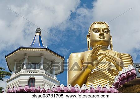 "Buddha Statue at the Golden Temple, Dambulla, Sri Lanka, Asia" View Large Photo Image Stock Photography - "Buddha Statue at the Golden Temple, Dambulla, Sri Lanka, Asia". Fotosearch