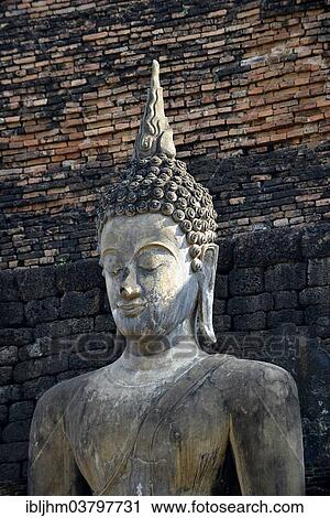 "Buddha statue, head, Wat Mahathat, Sukhothai Historical Park, Sukhothai, Northern Thailand, Thailand, Asia" View Large Photo Image Stock Image - "Buddha statue, head, Wat Mahathat, Sukhothai Historical Park, Sukhothai, Northern Thailand, Thailand, Asia". Fotosearch