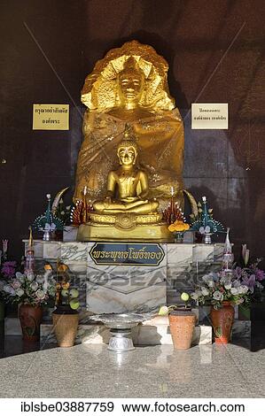 "Buddha statue in a small temple at the City Pillar Shrine, Sao Lak Mueang, Thung Sri Muang Park, Udon Thani, Isan or Isaan, Thailand, Asia" View Large Photo Image Stock Photo - "Buddha statue in a small temple at the City Pillar Shrine, Sao Lak Mueang, Thung Sri Muang Park, Udon Thani, Isan or Isaan, Thailand, Asia". Fotosearch