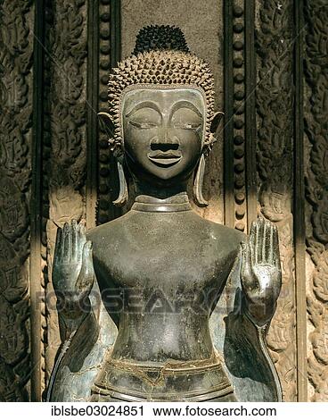 "Buddha statue in front of Wat Ho Prakeo, Ho Phra Keo Temple, National Museum, Vientiane, Vientiane Province, Laos, Asia" View Large Photo Image Stock Image - "Buddha statue in front of Wat Ho Prakeo, Ho Phra Keo Temple, National Museum, Vientiane, Vientiane Province, Laos, Asia". Fotosearch