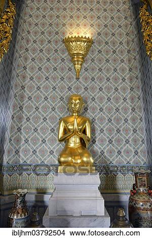 "Buddha statue in the Temple of the Golden Buddha or Wat Traimit, Bangkok, Thailand, Asia" View Large Photo Image Picture - "Buddha statue in the Temple of the Golden Buddha or Wat Traimit, Bangkok, Thailand, Asia". Fotosearch