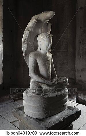 Stock Photo - "Buddha statue, main sanctuary, Prasat Hin Phimai temple, Geschichtspark Phimai, Thailand, Asia". Fotosearch