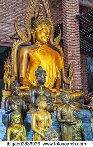 "Buddha statues, Wat Yai Chai Mongkhon, Ayutthaya, Thailand, Asia" View Large Photo Image Stock Photograph - "Buddha statues, Wat Yai Chai Mongkhon, Ayutthaya, Thailand, Asia". Fotosearch