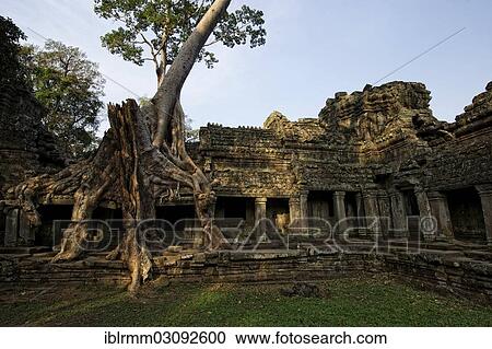 "Buddhist temple complex of Preah Khan, Preah Khan, Siem Reap, Siem Reap Province, Cambodia, Asia" View Large Photo Image Stock Image - "Buddhist temple complex of Preah Khan, Preah Khan, Siem Reap, Siem Reap Province, Cambodia, Asia". Fotosearch