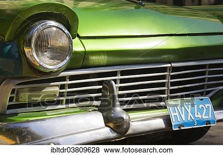 Stock Photo - "Buick 1952, classic car, Havana, Cuba, North America". Fotosearch