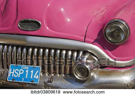 Stock Photo - "Buick, classic car, Havana, Cuba, North America". Fotosearch