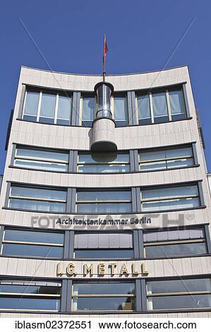 "Building, Berlin Chamber of Architects, IG Metall metalworkers' union, Berlin, Germany, Europe" View Large Photo Image Stock Image - "Building, Berlin Chamber of Architects, IG Metall metalworkers' union, Berlin, Germany, Europe". Fotosearch