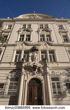 "Building of the """"Knightly Order of Knights of the Cross with the Red Star"""", Vienna, Vienna State, Austria, Europe" View Large Photo Image Stock Photography - "Building of the """"Knightly Order of Knights of the Cross with the Red Star"""", Vienna, Vienna State, Austria, Europe". Fotosearch
