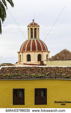 "Building with a dome, La Orotava, Tenerife, Canary Islands, Spain, Europe" View Large Photo Image Stock Photography - "Building with a dome, La Orotava, Tenerife, Canary Islands, Spain, Europe". Fotosearch