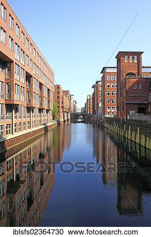 "Buildings along a channel, Speicherstadt district, Hamburg, Germany, Europe" View Large Photo Image Stock Image - "Buildings along a channel, Speicherstadt district, Hamburg, Germany, Europe". Fotosearch
