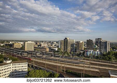 "Buildings at the Central Railway Station, Essen, North Rhine-Westphalia, Germany, Europe" View Large Photo Image Stock Image - "Buildings at the Central Railway Station, Essen, North Rhine-Westphalia, Germany, Europe". Fotosearch