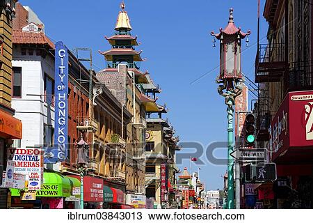 "Buildings in Chinatown, San Francisco, California, USA" View Large Photo Image Stock Image - "Buildings in Chinatown, San Francisco, California, USA". Fotosearch