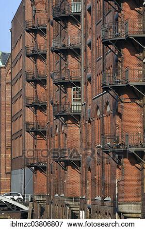 Stock Photo - "Buildings in the Speicherstadt historic warehouse district, Hamburg, Germany, Europe". Fotosearch