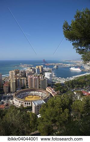 Stock Image - "Bullring, Malaga, Costa del Sol, Andalusia, Spain, Europe". Fotosearch