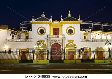 "Bullring Plaza de Toros de la Maestranza, Seville, Andalucia, Spain, Europe" View Large Photo Image Stock Photo - "Bullring Plaza de Toros de la Maestranza, Seville, Andalucia, Spain, Europe". Fotosearch