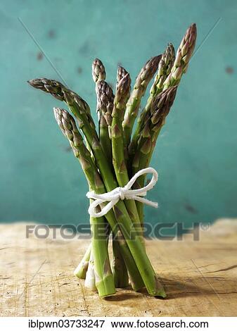 Bunch of asparagus spears View Large Photo Image Stock Photo - Bunch of asparagus spears. Fotosearch