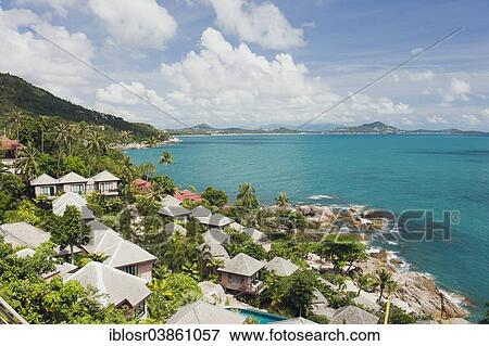 "Bungalow complex at Coral Cove Beach, Koh Samui, Thailand, Asia" View Large Photo Image Stock Photo - "Bungalow complex at Coral Cove Beach, Koh Samui, Thailand, Asia". Fotosearch