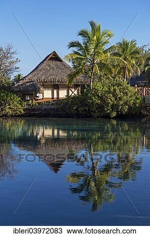 "Bungalow, Mo'orea, French Polynesia, Oceania" View Large Photo Image Stock Image - "Bungalow, Mo'orea, French Polynesia, Oceania". Fotosearch