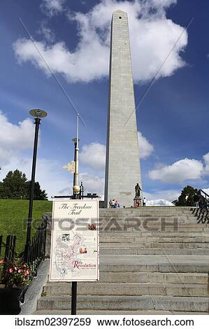 "Bunker Hill Monument, Freedom Trail, Boston, Massachusetts, USA" View Large Photo Image Stock Photo - "Bunker Hill Monument, Freedom Trail, Boston, Massachusetts, USA". Fotosearch