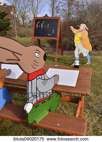 "Bunny school, Easter decoration of the Dorum crafts group, Dorum, Lower Saxony, Germany, Europe" View Large Photo Image Stock Photography - "Bunny school, Easter decoration of the Dorum crafts group, Dorum, Lower Saxony, Germany, Europe". Fotosearch