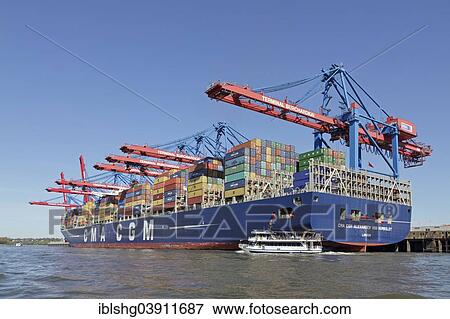"Burchardkai container terminal, container ship Alexander von Humboldt, Port of Hamburg, Hamburg, Germany, Europe" View Large Photo Image Stock Photo - "Burchardkai container terminal, container ship Alexander von Humboldt, Port of Hamburg, Hamburg, Germany, Europe". Fotosearch
