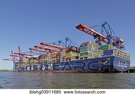 "Burchardkai container terminal, container ship Alexander von Humboldt, Port of Hamburg, Hamburg, Germany, Europe" View Large Photo Image Stock Photography - "Burchardkai container terminal, container ship Alexander von Humboldt, Port of Hamburg, Hamburg, Germany, Europe". Fotosearch