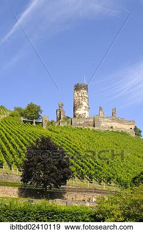 "Burg Fuerstenberg Castle, UNESCO World Cultural Heritage Site, Upper Middle Rhine Valley, Rhineland-Palatinate, Germany, Europe" View Large Photo Image Stock Photo - "Burg Fuerstenberg Castle, UNESCO World Cultural Heritage Site, Upper Middle Rhine Valley, Rhineland-Palatinate, Germany, Europe". Fotosearch
