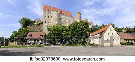 Stock Image - "Burg Gnandstein Castle, Gnandstein, Saxony, Germany, Europe". Fotosearch