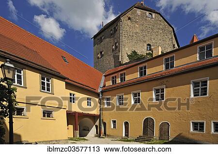 "Burg Hiltpoltstein Castle, first mentioned in 1109, now privately owned, former castle buildings, Hiltpoltstein, Upper Franconia, Bavaria, Germany, Europe" View Large Photo Image Stock Image - "Burg Hiltpoltstein Castle, first mentioned in 1109, now privately owned, former castle buildings, Hiltpoltstein, Upper Franconia, Bavaria, Germany, Europe". Fotosearch