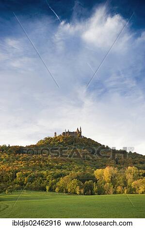 Stock Photograph - "Burg Hohenzollern Castle, Hechingen, Swabian Alb, Baden-Wuerttemberg, Germany, Europe". Fotosearch