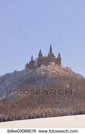 "Burg Hohenzollern Castle in winter, Hechingen, Zollernalb, Schwabische Alb, Baden-Wurttemberg, Germany, Europe" View Large Photo Image Stock Photo - "Burg Hohenzollern Castle in winter, Hechingen, Zollernalb, Schwabische Alb, Baden-Wurttemberg, Germany, Europe". Fotosearch