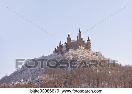 "Burg Hohenzollern Castle in winter, Hechingen, Zollernalb, Schwabische Alb, Baden-Wurttemberg, Germany, Europe" View Large Photo Image Stock Photo - "Burg Hohenzollern Castle in winter, Hechingen, Zollernalb, Schwabische Alb, Baden-Wurttemberg, Germany, Europe". Fotosearch