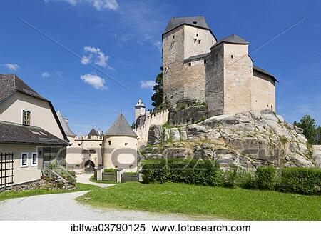 "Burg Rappottenstein castle, Rappottenstein, Waldviertel, Lower Austria, Austria, Europe" View Large Photo Image Stock Photography - "Burg Rappottenstein castle, Rappottenstein, Waldviertel, Lower Austria, Austria, Europe". Fotosearch
