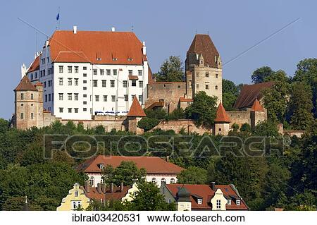 "Burg Trausnitz Castle, Landshut, Lower Bavaria, Bavaria, Germany, Europe" View Large Photo Image Stock Image - "Burg Trausnitz Castle, Landshut, Lower Bavaria, Bavaria, Germany, Europe". Fotosearch