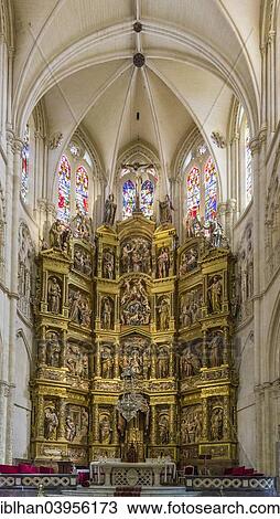 Stock Image - "Burgos Cathedral, Burgos, Castile and Leon, Spain, Europe". Fotosearch