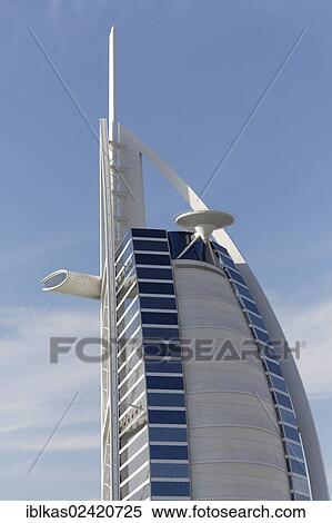 Stock Photography - Burj Al Arab, Dubai, United Arab Emirates, Middle East, Asia. Fotosearch