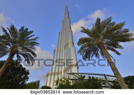 Picture - "Burj Khalifa, 828 m, Downtown, Dubai, United Arab Emirates, Asia". Fotosearch