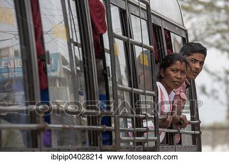 "Bus passengers, Arunachal Pradesh, India, Asia" View Large Photo Image Picture - "Bus passengers, Arunachal Pradesh, India, Asia". Fotosearch