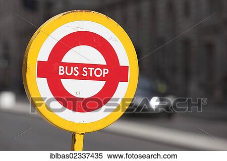 "Bus stop sign, temporary stop, Transport for London, logo, London, England, United Kingdom, Europe" View Large Photo Image Stock Photography - "Bus stop sign, temporary stop, Transport for London, logo, London, England, United Kingdom, Europe". Fotosearch