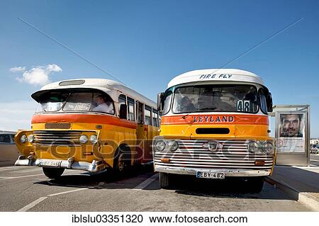 "Buses, Valletta, Malta, Europe" View Large Photo Image Stock Image - "Buses, Valletta, Malta, Europe". Fotosearch