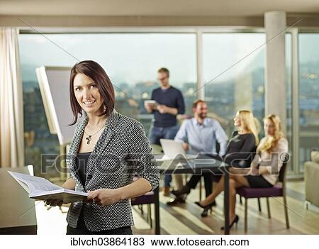 Business coach during a manager training session View Large Photo Image Stock Image - Business coach during a manager training session. Fotosearch